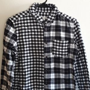 Dual Pattern Plaid Flannel